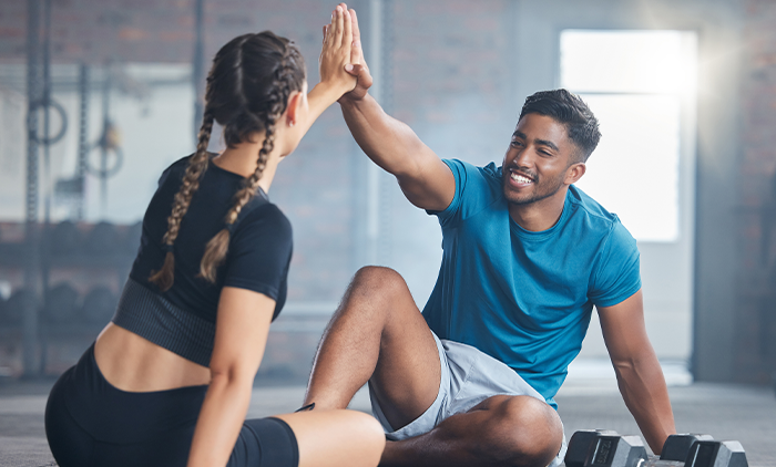 Valentine's Day: heart-pumping partner workout