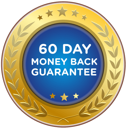 60-day money back guarantee