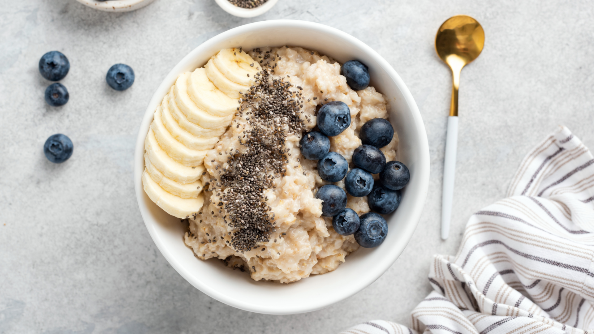 Bowl of power food for walking