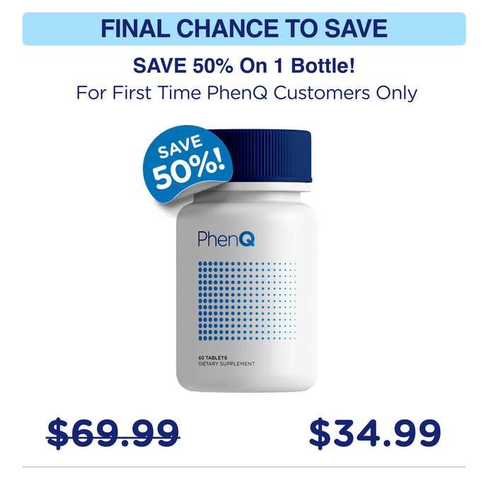 EXCLUSIVE OFFER: 1 Bottle of PhenQ Daytime Formula at 50% off